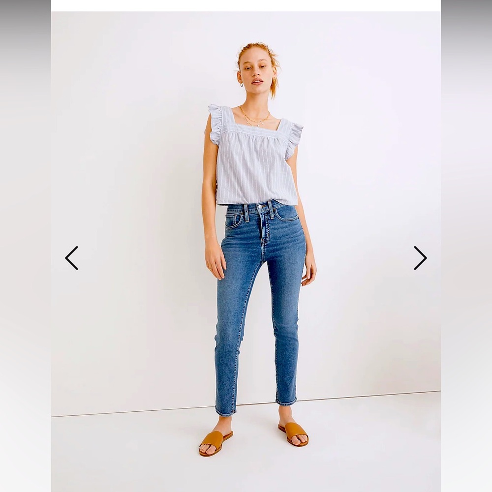 Tall High-Rise Slim Straight Jeans